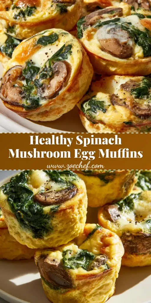Crustless Spinach Mushroom Quiche Muffins: The Ultimate Meal Prep Breakfast 4 A tray of golden-brown Crustless Spinach Mushroom Quiche Muffins with melted mozzarella cheese and cracked black pepper on a light marble surface.