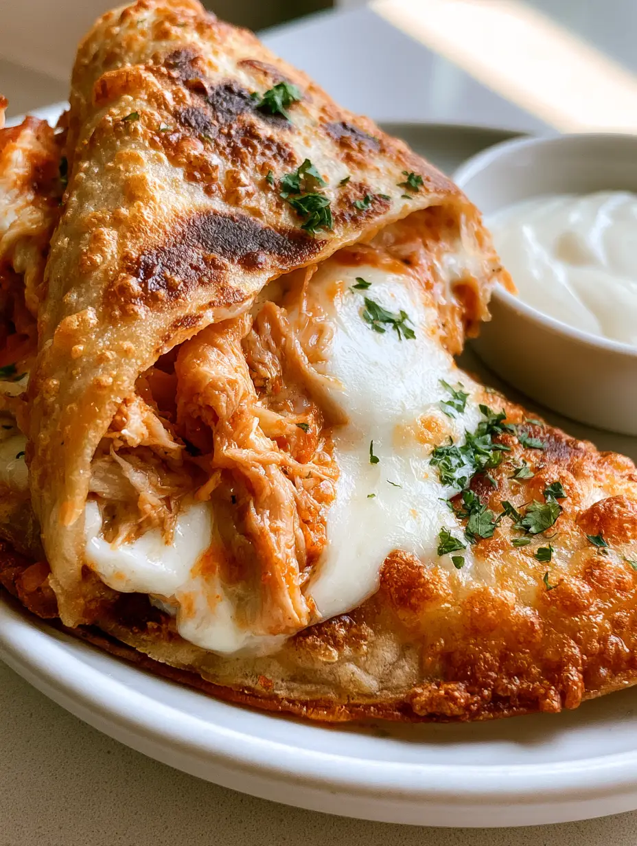 Chicken Quesadilla Recipe with Savory Orange Sauce and Crispy Flour Tortillas 4 Close-up of toasted flour tortillas with brown char marks and bubbly fried texture for a Chicken Quesadilla.